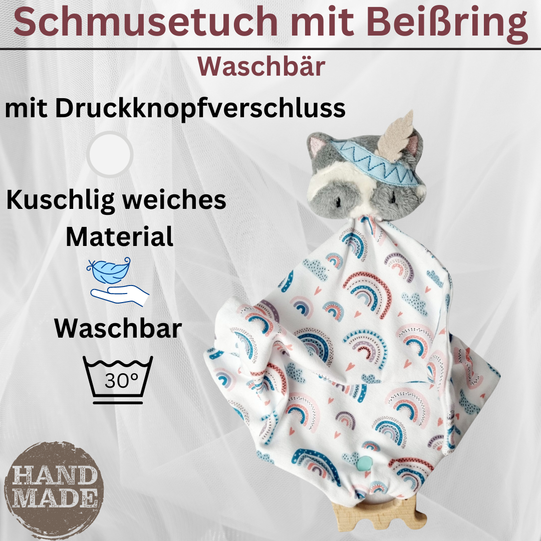 Schmusetuch Waschbär