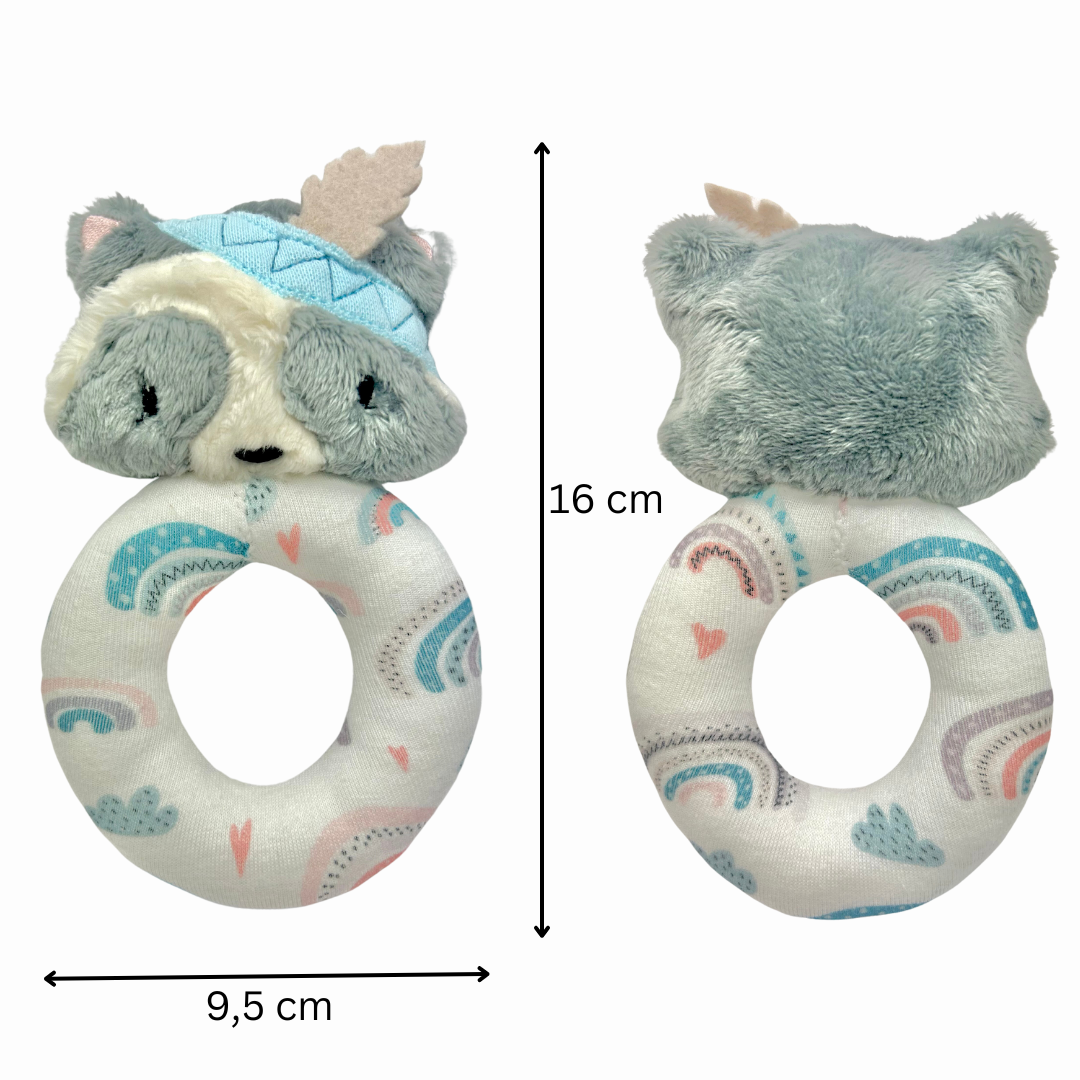 Rassel / Greifling Waschbär