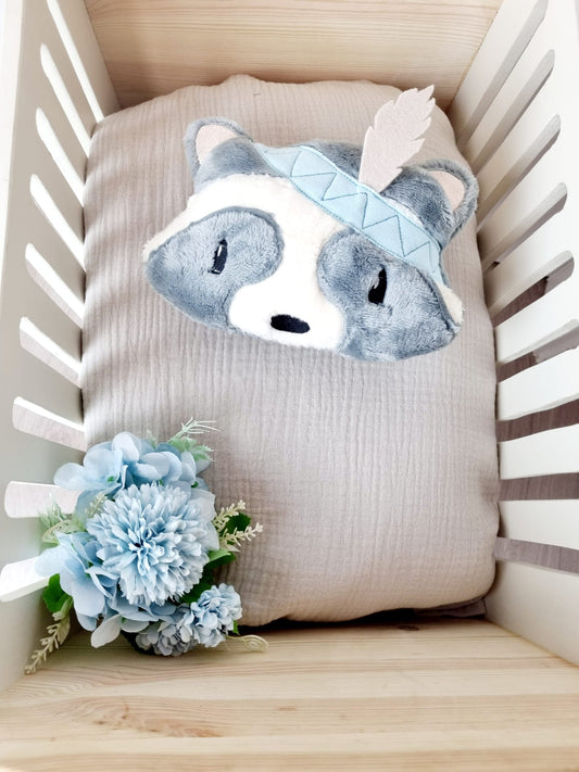 Kuschelkissen Waschbär