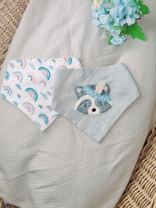 Halstuch Set Waschbär